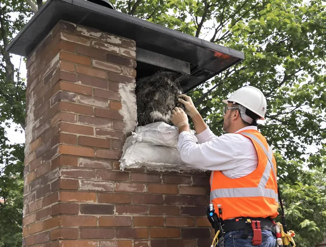 Humane removal of debris and animals by Savannah Chimney Sweep in Savannah, GA