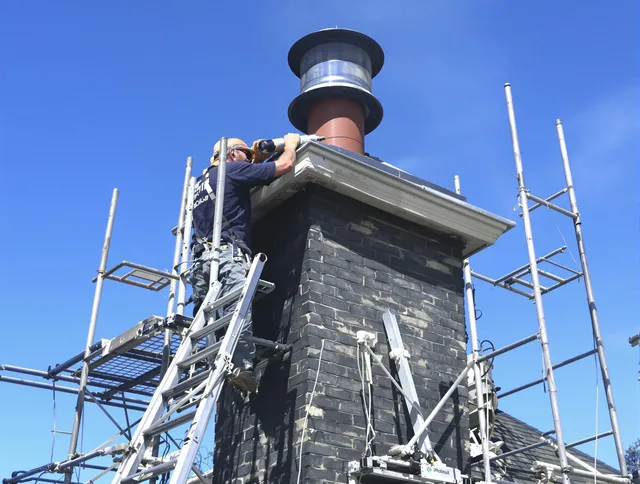 Sturdy chimney crown finished by Savannah Chimney Sweep in Savannah, GA