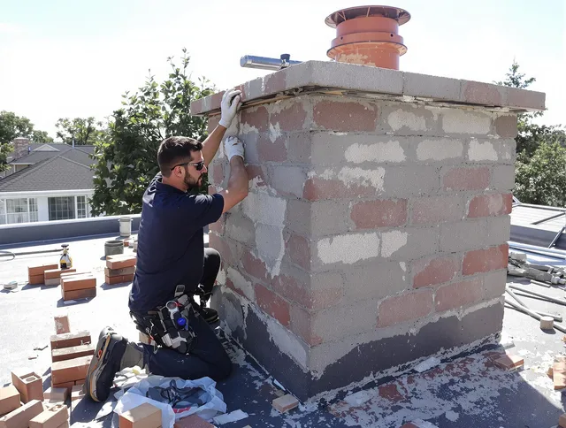 Advanced chimney repair process by Savannah Chimney Sweep in Savannah, GA